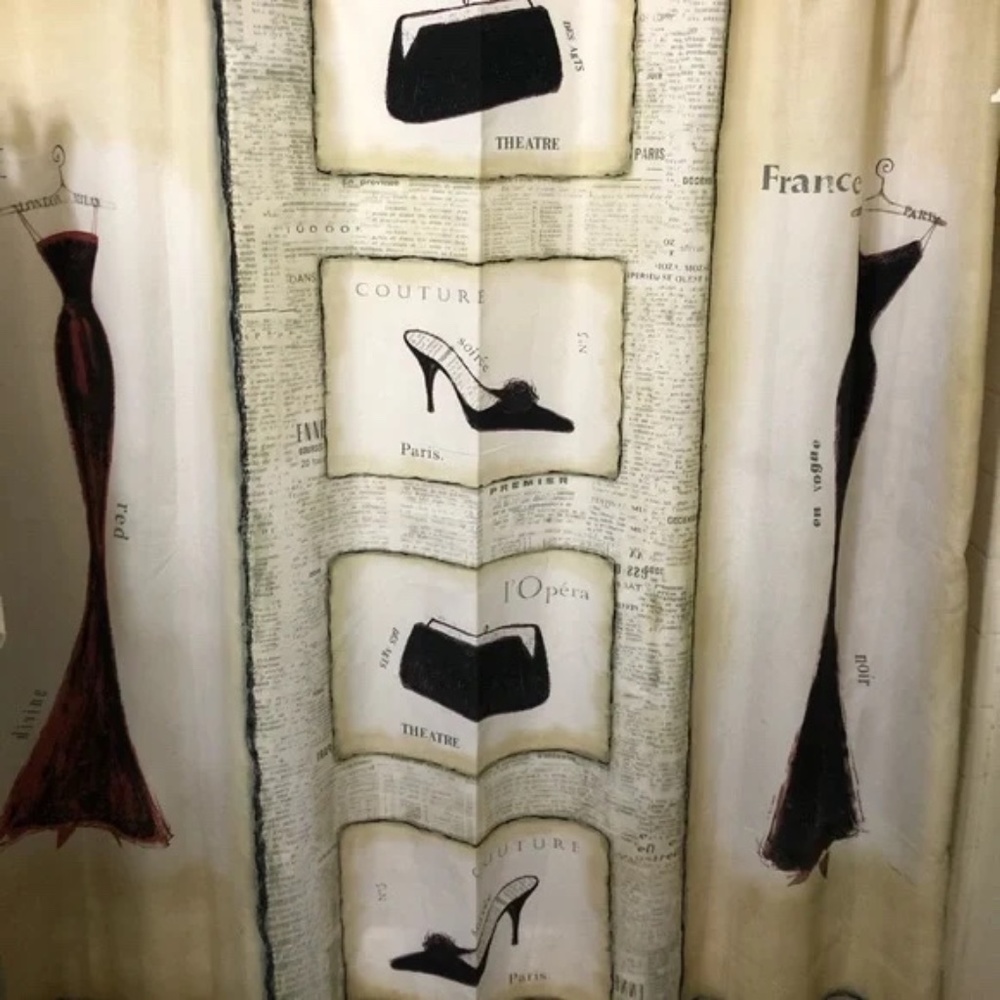 Emily Adams shower curtain